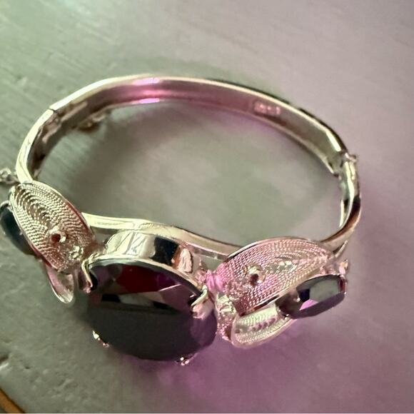 Vintage Sorrento 925 Sterling Silver Bracelet - Picture 6 of 13